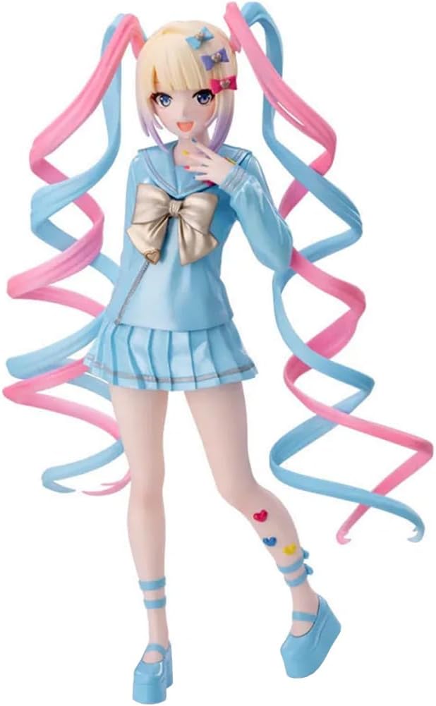 YLQANONG Kangel Figures AME Chan Anime Figure Illustration Original Painting Figure Raincandy U Anime Figurine 7.09Inch