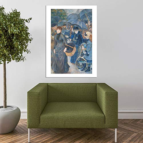 Impression d'art Renoir The Umbrellas affiche de collection sur papier mat - 7