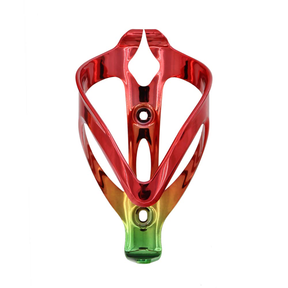 Uchwyt na butelkę, koszyk na bidon rowerowy Lekki kolor Uchwyt na bidon rowerowy do roweru MTB do roweru szosowego i górskiego Wytrzymały nylon z włókna szklanego (kolor: różowo-złoty)