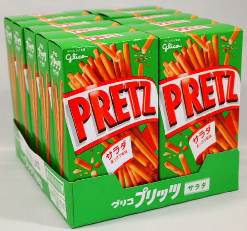 Amazon.co.jp: グリコ プリッツ サラダ 73g×10個 : 食品・飲料・お酒