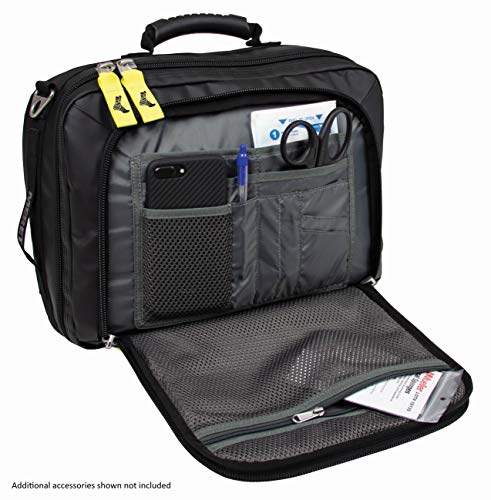 MUELLER Sports Medicine Medi Kit G2 Briefcase, Athletic Training Kit for Men and Women, Medical Supply Bag for Sports Teams, Over the Shoulder Medical Pack, Waterproof, Bag Only, Black, One Size4