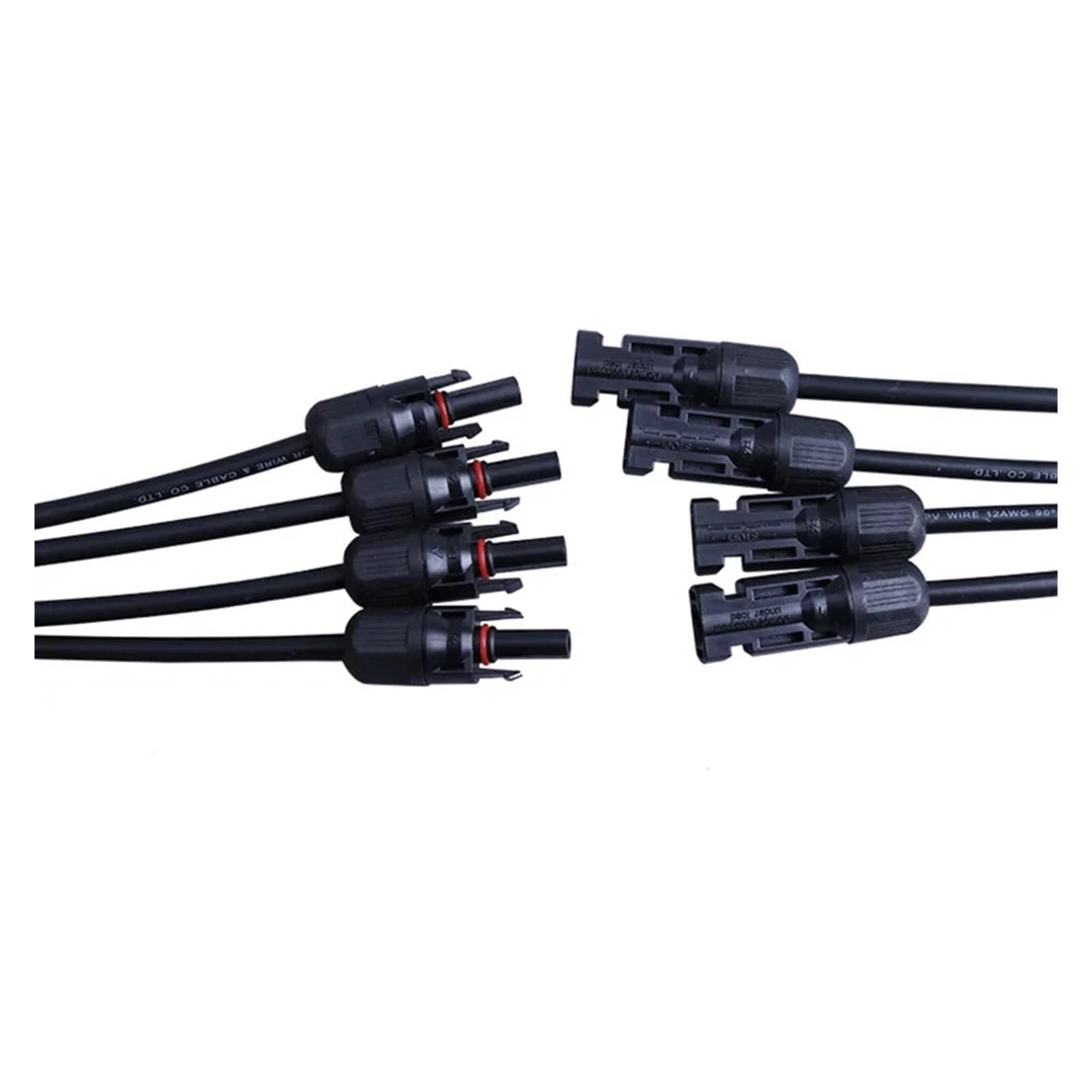 1/5/20/100Set PV Solar Stecker Photovoltaik Männlich Weiblich Stecker Wasserdicht 3 4 5 Weg Y-Typ 1 In 2/3/4 Out Kits System(MC4-Y4-B,5 SETS)