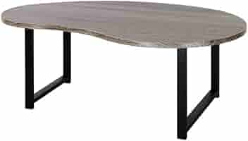 Amazon.co.jp: 快適ホームズ テーブル グレー天板 ロマ 幅90cm