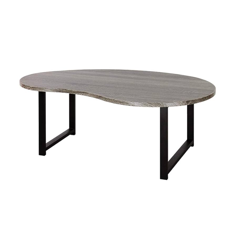 Amazon.co.jp: 快適ホームズ テーブル グレー天板 ロマ 幅90cm