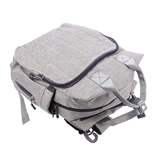 Bolsa de fraldas Valicclud para uso ao ar livre, bolsa de fraldas para mamadeiras de bebê e maternid