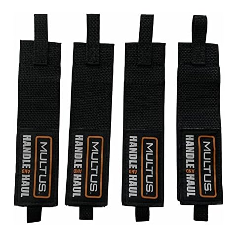 MULTUS Hook and Loop Storage Strap for Home Shop Garage to Organize Electric Cords Tools Ropes Cable Strap Hoses Groceries and Travel Strap 17 Inch - 4 pack Cover