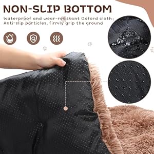 Soaoo 2 Pcs Plush Dog Beds Fluffy Pet Bed Pads Soft Dog Crate Bed Mat Calming Anti-Slip Machine Washable Kennel Mat for Sleeping and Anti Anxiety for Large Medium Small Dogs Khaki(31.5 x 21.65'') Soaoo 2 Pcs Plush Dog Beds Fluffy Pet Bed Pads Soft Dog Crate Bed Mat Calming Anti-Slip Machine Washable Kennel Mat for Sleeping and Anti Anxiety for Large Medium Small Dogs Khaki(31.5 x 21.65”)