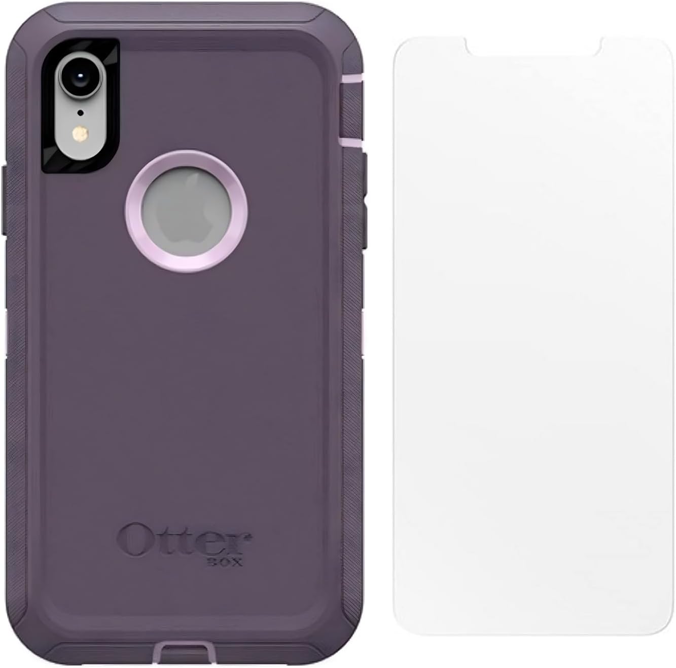 OtterBox Defender Series Case for iPhone Xr with Screen Protector - Case Only - Non-Retail Packaging - Purple Nebula