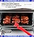 INFRAOVENS Silicone Oven Rack Push Pull Tool with Longer Handle, Shelf Puller for Air Fryer Toaster and Oven, Stick with Hook Tool for Small Kitchen Appliances, Cool Kitchen Gadgets and Accessories