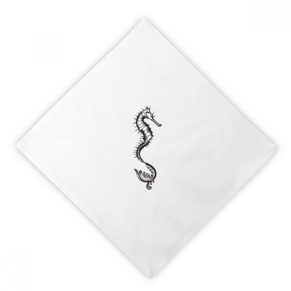 Servilletas de tela reutilizables de vida marina para decoración de cenas y almuerzos, 2pcs