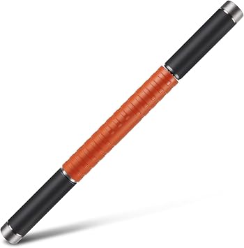Muscle Roller Stick, Massage Roller for Muscle Deep Tissue Massage, Calf Roller for Myofascial Release, Therapy Roller Stick for Back, Legs, Arms, Waist, and Shoulders Full Body Use Orange