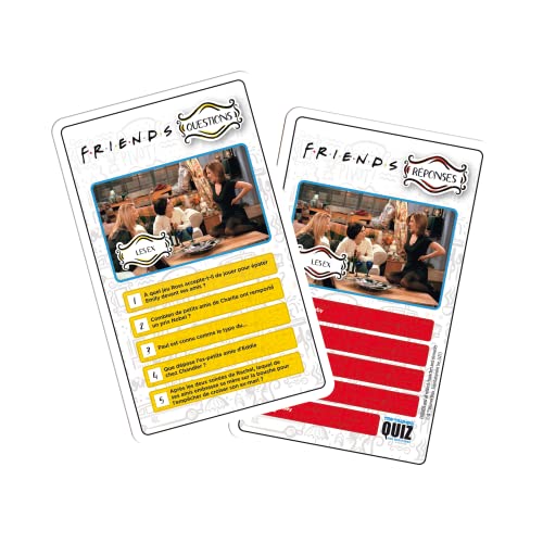 WINNING MOVES QUIZ FRIENDS 500 Questions Format Voyage Jeu de société Jeux de cartes A partir de Version française - vue 4
