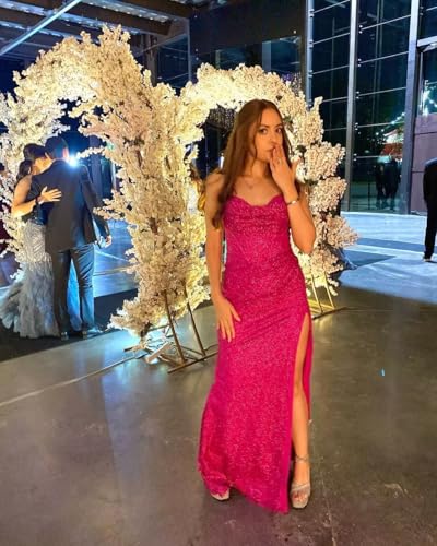 Sukleet Women's Sequin Corset Prom Dresses for Women 2025 Mermaid Formal Evening Party Gowns3