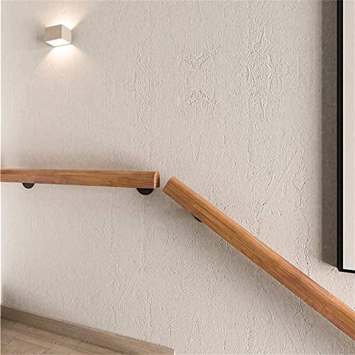 Rambarde en bois escalier intérieur extérieur avec support mural de 240cm