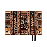 Tischsets, traditionelles afrikanisches Design, hitzebeständig, Küchentischsets, rutschfest, waschbar, abwischbar, gewebt, für Esstisch, drinnen und draußen, leicht zu reinigen, 30,5 x 45,7 cm, 6