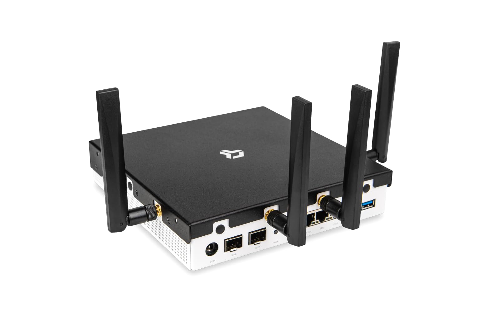 Turris Omnia NG Wi-Fi 7 Router, Black, Dual 10Gbps SFP+ Ports