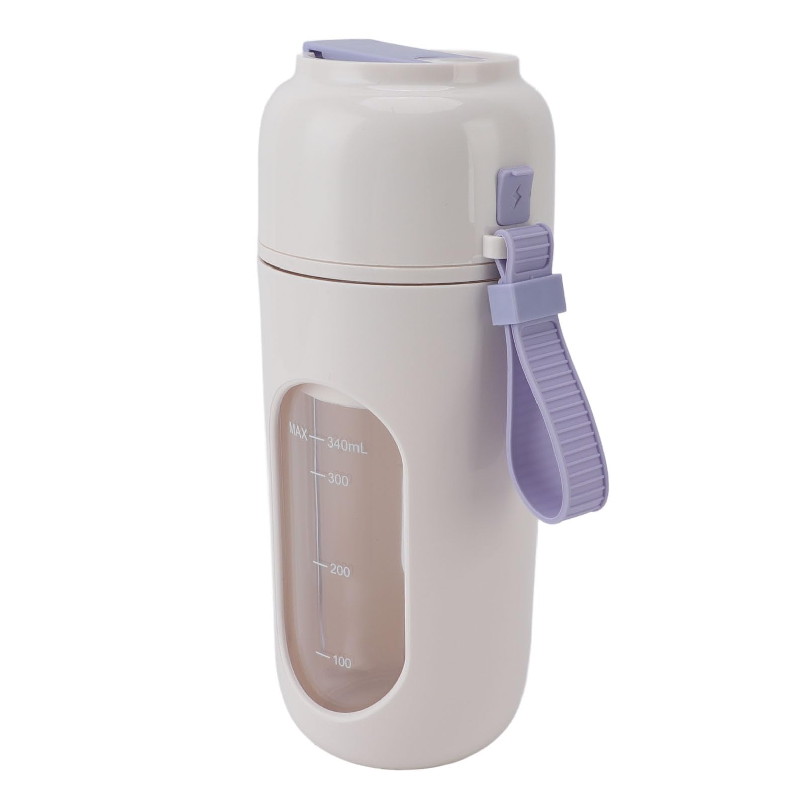 Hidyliu Mini Mixeur Portable Rechargeable par USB, pour Smoothies et Shakes, adapté aux Voyages à Domicile et au Sport, capacité de 340 Ml (Violette)