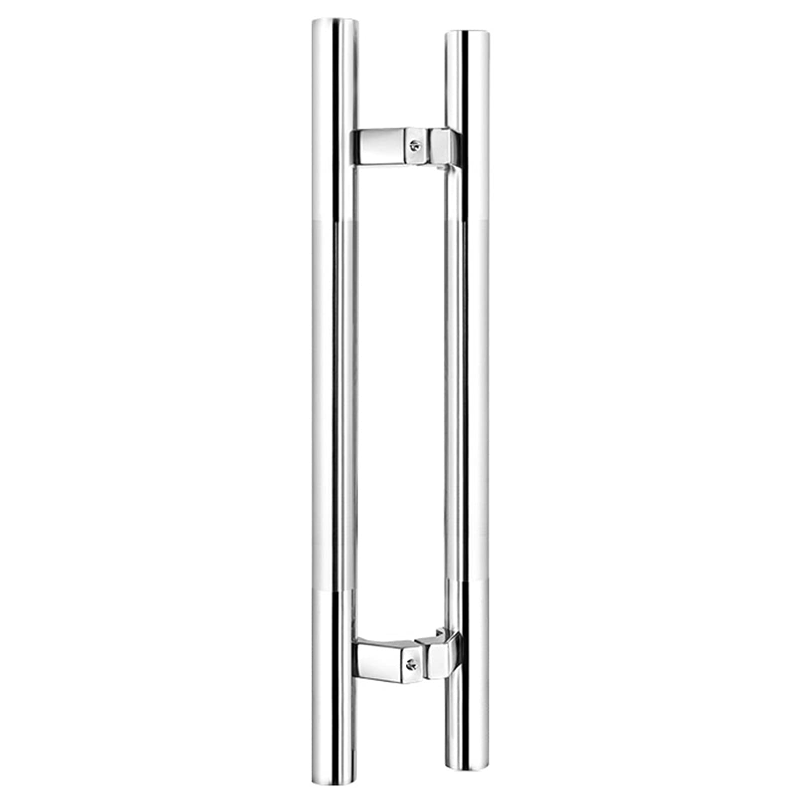 Wdsopk Silver Stainless Steel Barn Door Pull Handle Set, 47" Industrial Sliding Door Hardware, Gold Finish For Gates, Garages, Sheds - Durable Push & Pull Handles