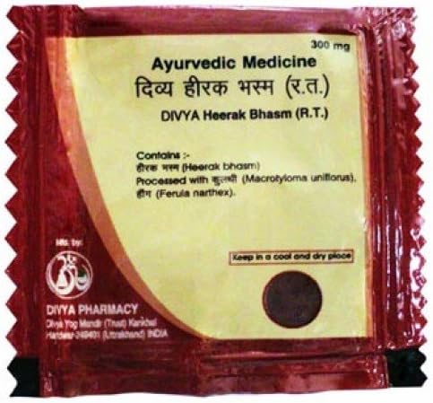 Divya hirak bhasm 300mg