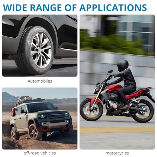 Image of AUTOUTLET Adjustable Auto-Stop Tire Deflator Kit (4-Piece) - Precision 10-30 PSI for Off-Road 4x4, SUVs, Trucks & RVs