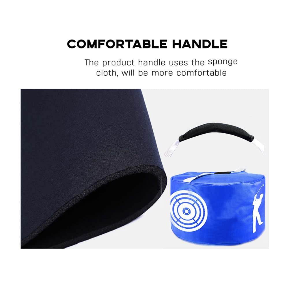 Golf Impact Power Smash Bag Hitting Bag Swing Training Aids Impact Swing Trainer Golf Swing Training Bag, Nero