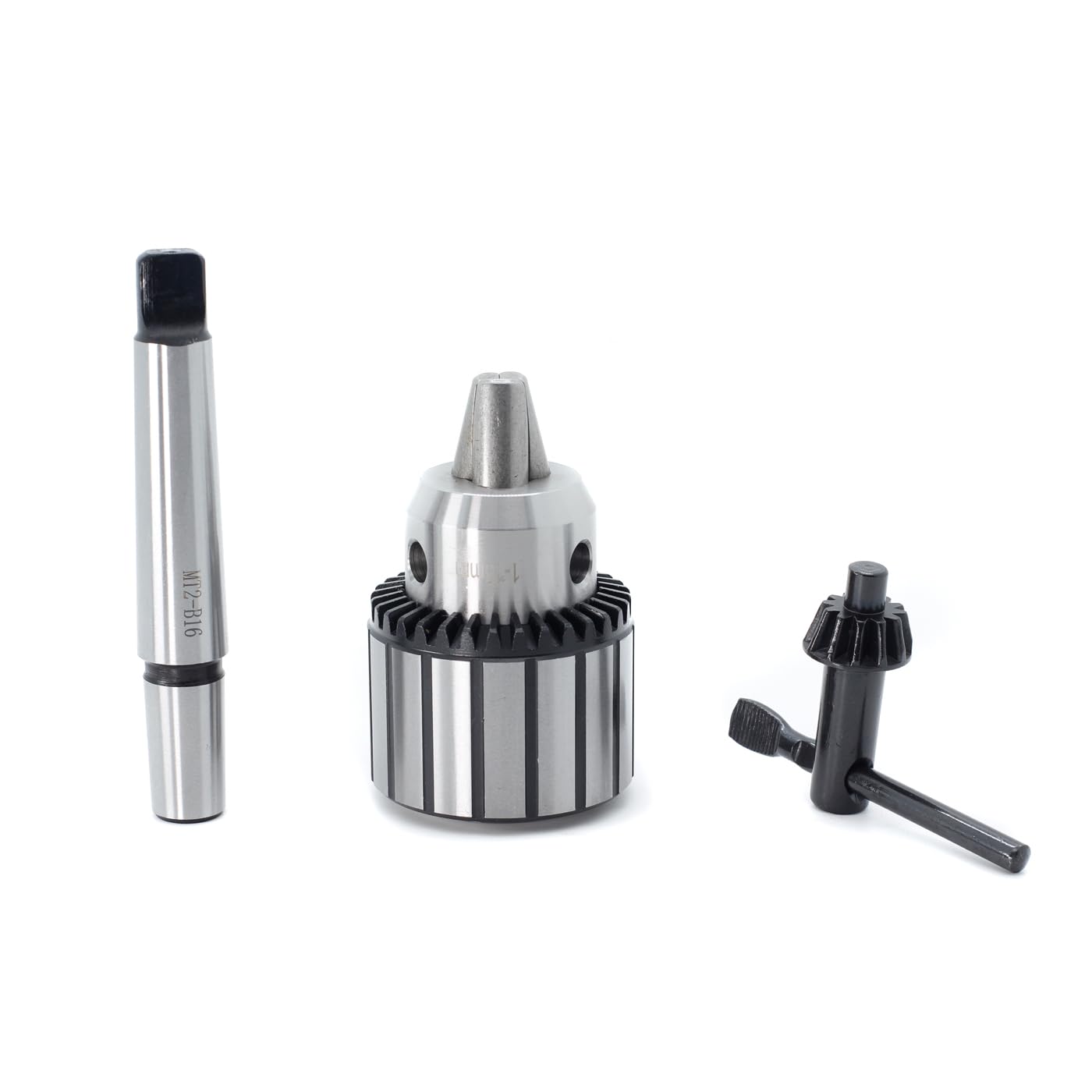 Portabrocas JESTUOUS B16 tipo llave de 1/2 pulgada (1-13 mm) con mandriles MT2 Morse cónico resistente