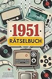 1951 – Rätselbuch: Das besondere Geschenk zum 75. Geburtstag mit Kreuzworträtseln, Sudokus und nostalgischem Rückblick