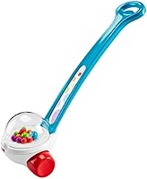 Vista 5 de Fisher-Price Juguete para bebés y niños pequeños palomitas azules con acción de saltar bolas para bebés de 1+ años, ensamblaje de 2 piezas