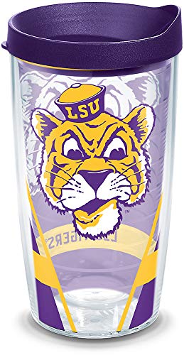 Tervis Louisiana State University LSU Tigers Made in USA Double Walled Insulated Tumbler, 16 oz, Vault