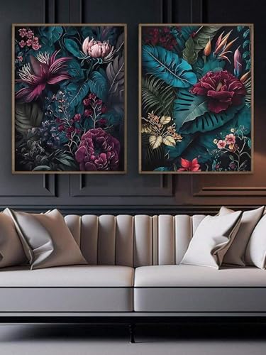 Affiche sur toile vintage nature pour un salon chaleureux et cosy