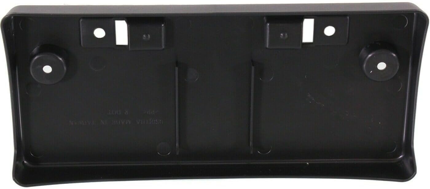I-Match Auto Parts Front License Plate Frame Bracket Tag Holder Replacement for 2012-2014 Nissan Versa Sedan 962103BA0A NI1068113 - Durable Plastic, Black