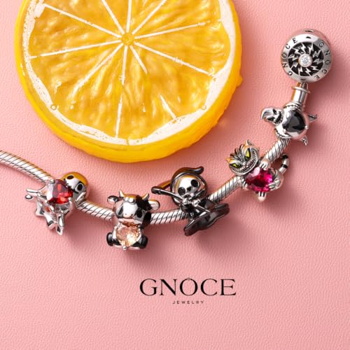 Image of GNOCE Halloween Charm Bracelet Fit Pandora Beads for Women Gift