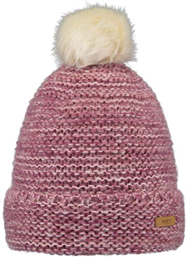 Barts Damen Imre Turnup Baskenmütze, Pink (Maroon 0025), One Size (Herstellergröße: Uni)