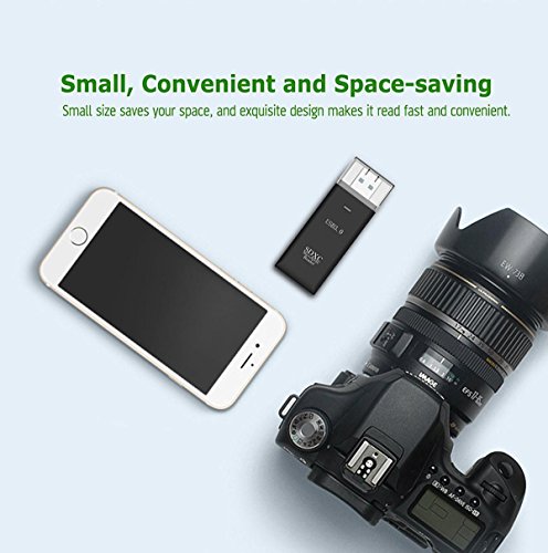 Leitor de cartão de memória SD multifuncional USB 3.0 da DishyKooker para SDHC SDXC MMC produto prát