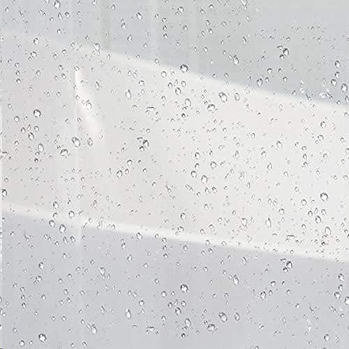 HARBOREST Shower Curtain Liner (72" x 72" Clear) - Waterproof 3-Gauge Lightweight for Bathroom Shower with 12 Pieces Rust-Proof Hooks,1pack