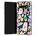 Lex Altern Custodia per Samsung Galaxy Note 20 S21 Ultra S20 Plus 5G A71 10 Sottile Arte Colorato Carina Pop Ragazze Copertina Leggero Case Adesivi Morbida Trasparente Lux uk0421