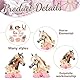 Goiern Girl Horse Party Centerpiece Set - Pferd Waben Girl Geburtstagsdecoration und Pferd Tisch Toppers für Kinder Pferd-Thema Geburtstag und Baby Shower Tischdeko