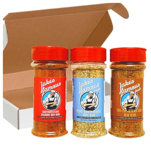 Jake's Famous Brisket, Steak, Tri Tip Trifecta, Dry Rub Gift Set, Gift Box, Seasoning Gift Set, Steak Seasoning, Brisket Seasoning, (3 Pack-5 Oz Ea.)