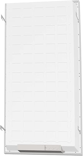 Miniatura 4 de LEDMyplace - Panel de luz LED 2 x 4 con 2 unidades, 72 W, 4000 K, lámpara LED de techo caído con 9000 lm, retroiluminación plana, regulable,