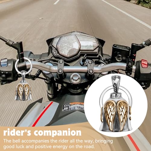 Guardian Bell Motorrad Glocke Harley Biker Bell Motorrad GlöCkchen Anschluss Biker Glocke Motorrad Glocke GlüCksbringer Guardians Motorrad AnhäNger Motorradglocke Guardian Biker Bell Keyring
