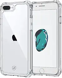Gshield Capa Case Capinha Clear Proof Anti-impacto com Quinas Reforçadas (Transparente, iPhone 7 Plus / 8 Plus)