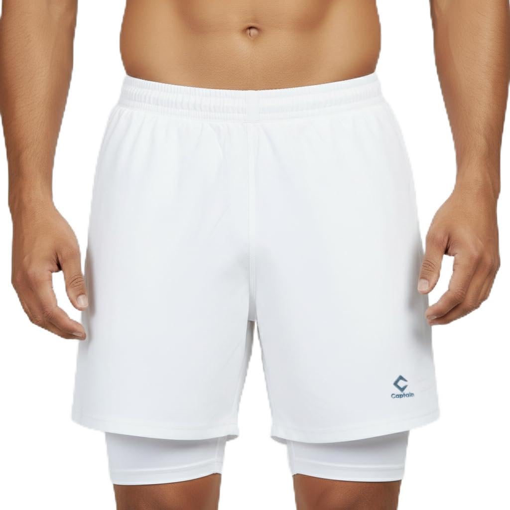 captain lead to win Captain Dual Layer Speed Flex Shorts, Compression Inner Layer, Outer Layer Sports and Multi Purpose Shorts,Gym Shorts,Cycling Shorts,Regular Shorts-picture-21