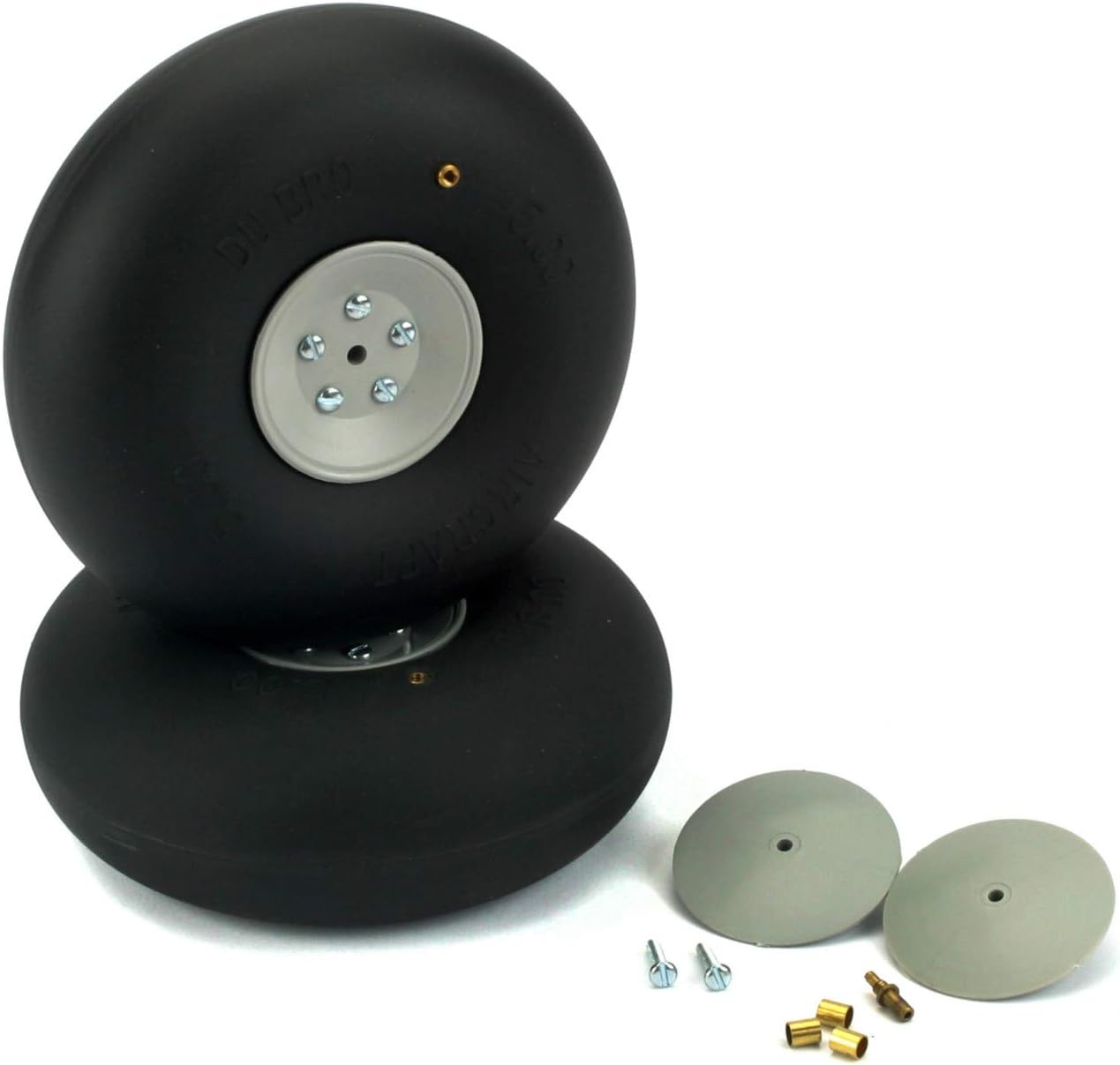 Du-Bro 600RV 6" Diameter Big Wheel (2-Pack)