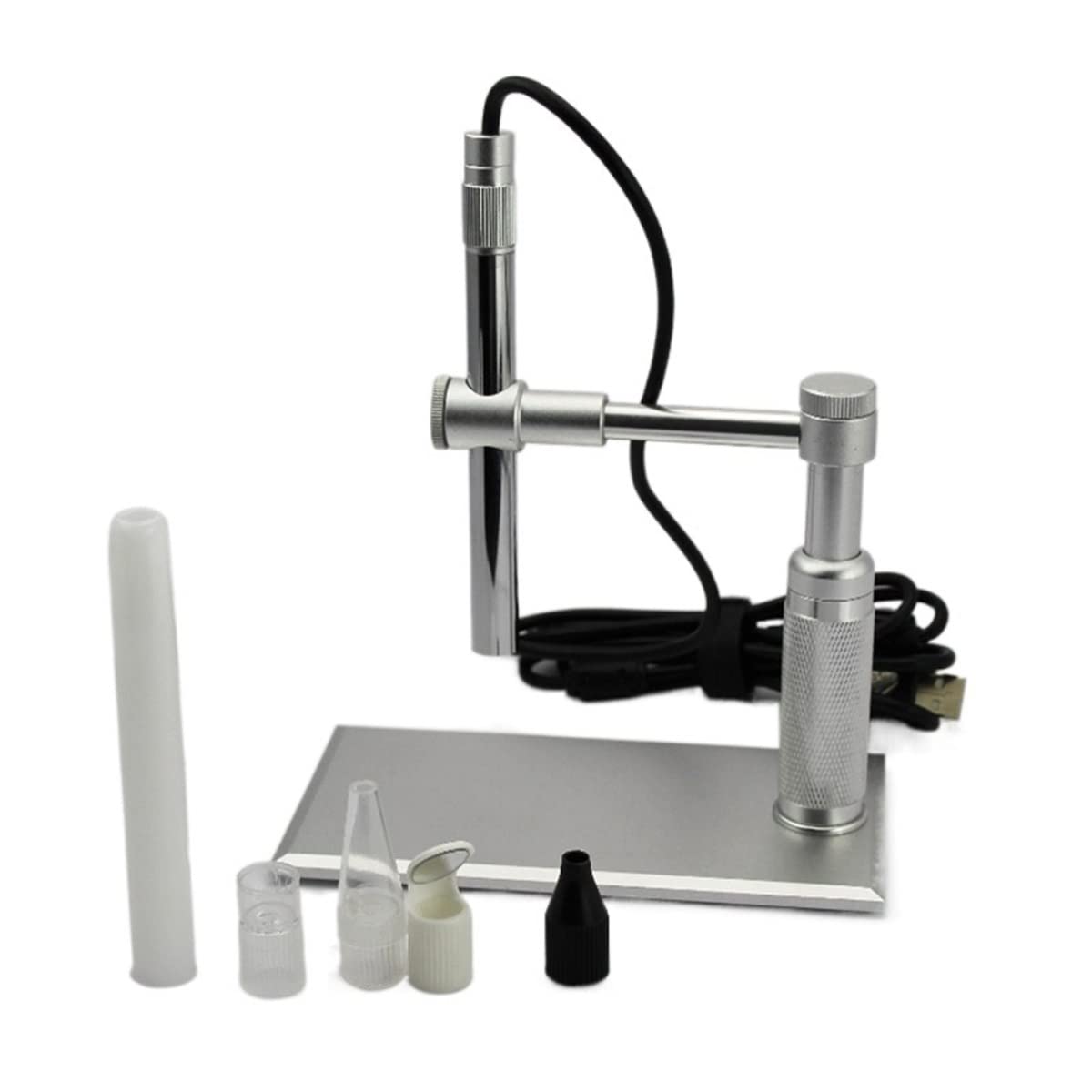 asdchZen Microscope Accessories Kit Slide Preparation Camer 1-500X Digital Microscope 8 Led 2Mp Electronic Metal Usb Magnifier Microscope Accessories