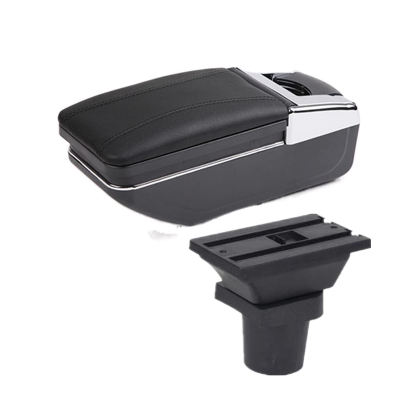 Baiqimv For Toyota For Aqua For Prius C Car Armrest Box Interior Parts Retrofit Car Armrest Center Storage Box With USB