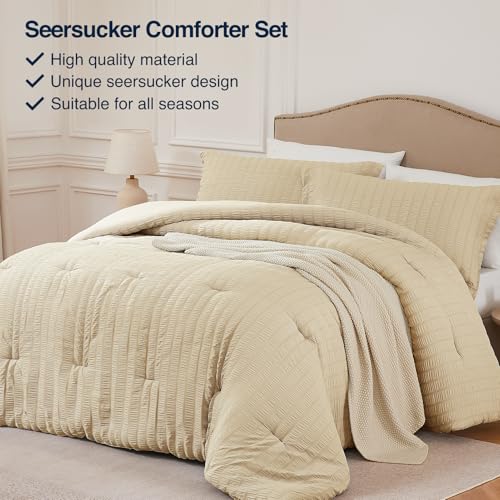 60% Off Quataly Queen Seersucker Comforter Set - Use Code EXRD5NIU - Image 3