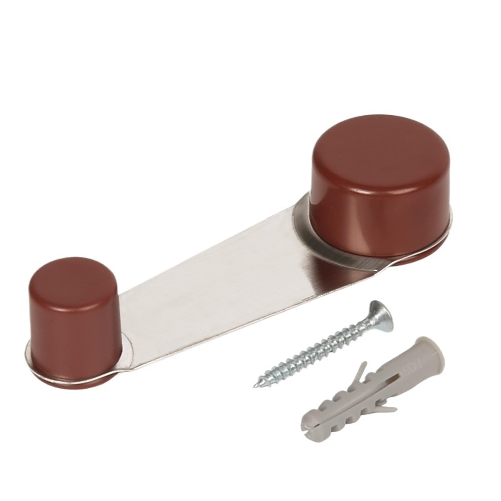Xctdsvah Color 4 Door Stop Stainless Steel Floor Wall Silicone Rubber Doorstop House Wedge Handle Protector(Color 4)