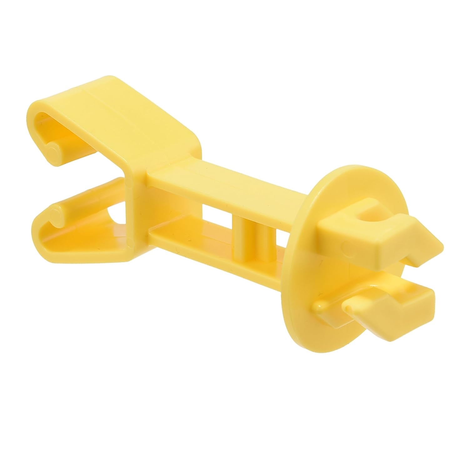 The Insulators for Electric Farm Fence Wire, U Post Extended Electric Fence Insulator (Yellow, 50)