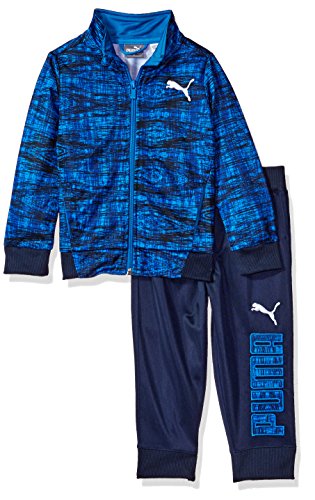PUMA Boys' Toddler Track Set, Sky Blue 4, 2T