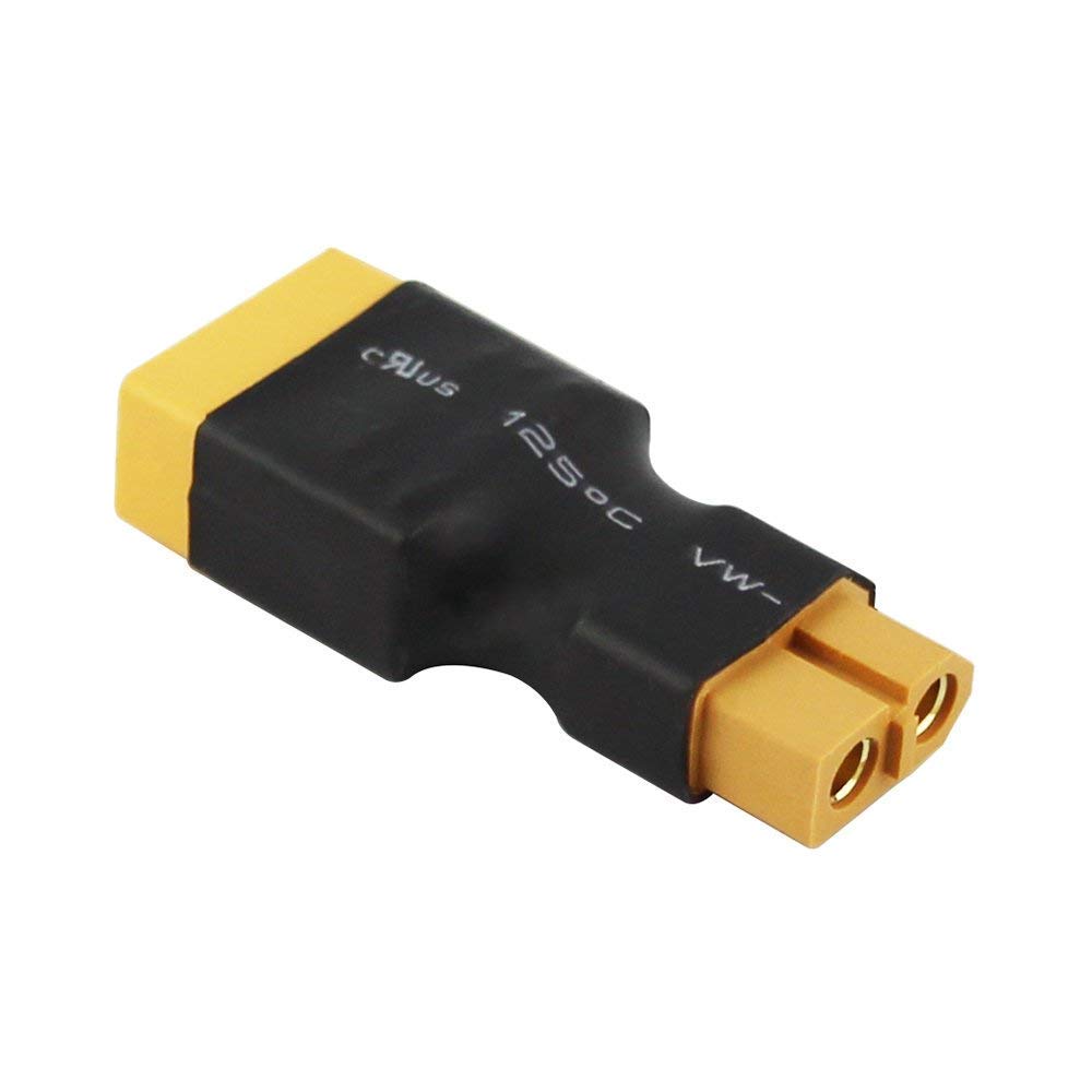 Yowoo XT60 To EC5 Connector Adapter - 4 Pack No-Wire Adapters For RC LiPo Batteries